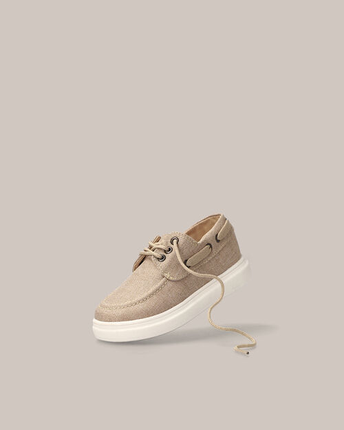 Tenis Nautico Beige